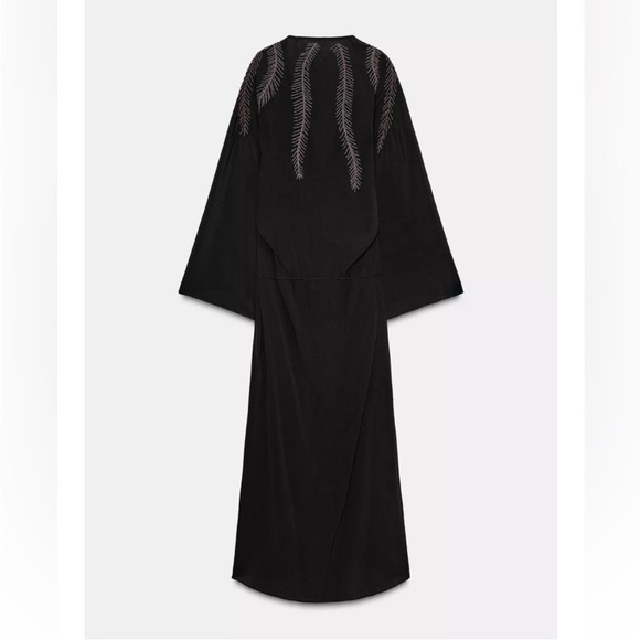 ZARA BEADED EMBROIDERY DRESS - Picture 7 of 8